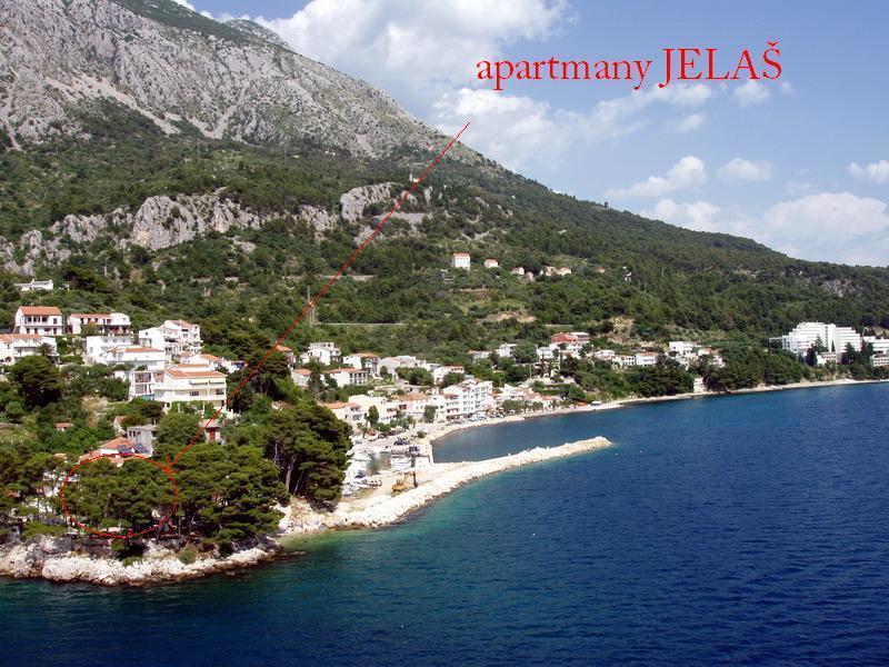 Apartment Jelas Živogošće Exteriör bild